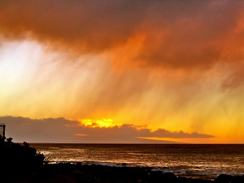 sunset-rain Here comes the rain