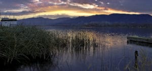 Paysage pris en hyperfocale