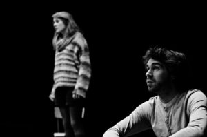 Photo théâtre noir et blanc