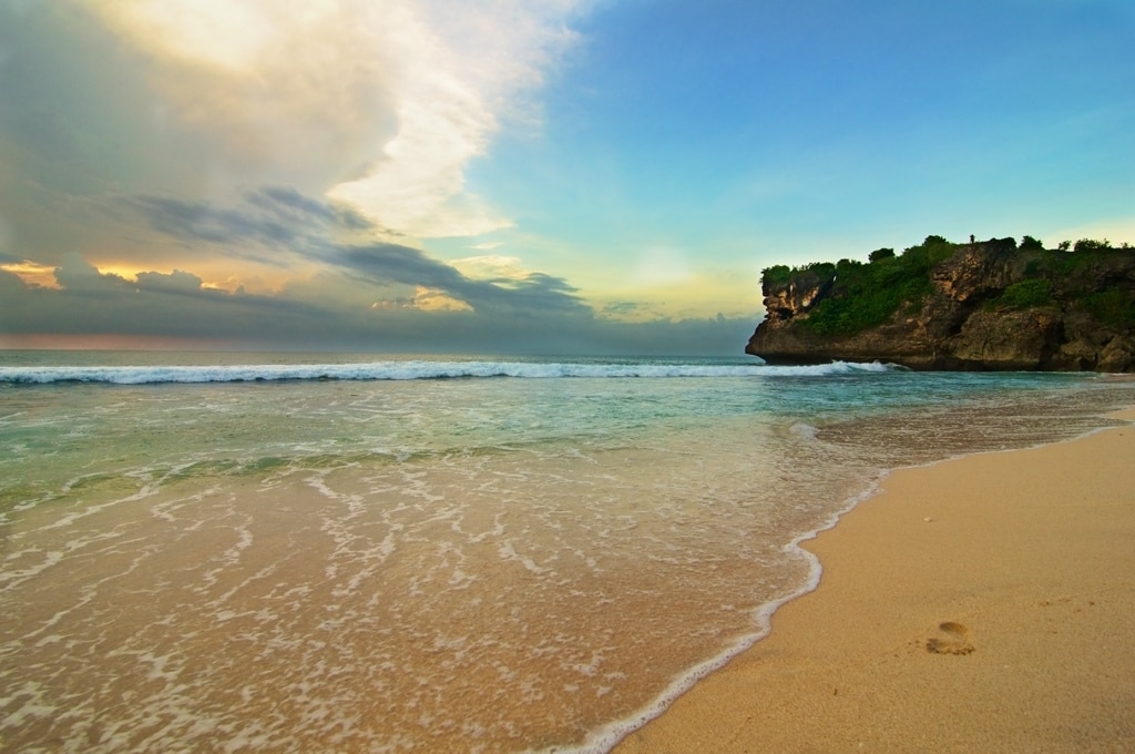 Balangan plage photo vitesse d'obturation