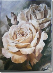 rose 1 rose peinture photo fleur ombre lumière pétales