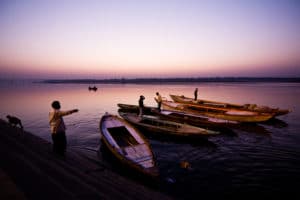 photo mer barque gange