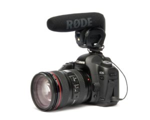 Canon EOS 5D Mark II avec micro Rode. Choisir son micro pour appareil photo reflex.