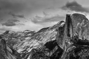 Photo de paysage en noir et blanc