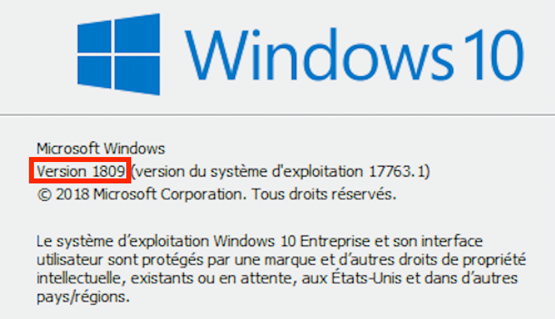 Version de Windows compatible avec HEIC