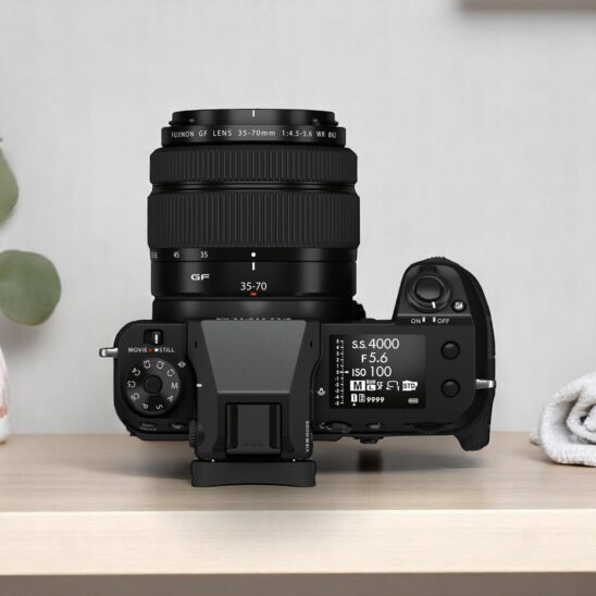 sélecteur de mode du Fujifilm GFX 50S II