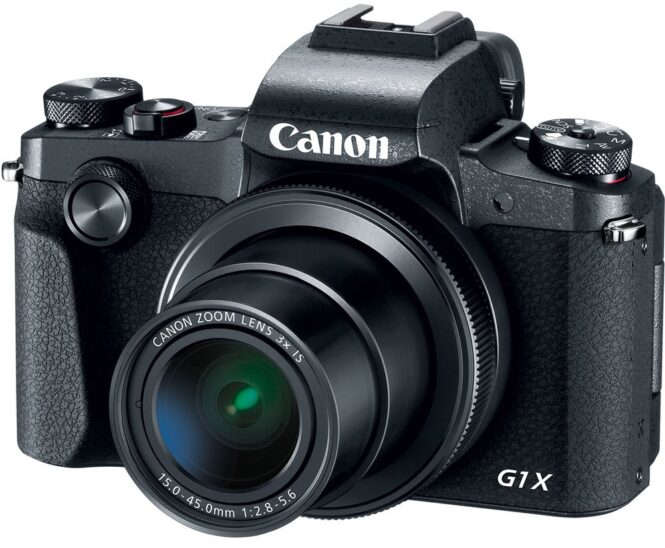 Canon PowerShot G1 X Mark III vu de face