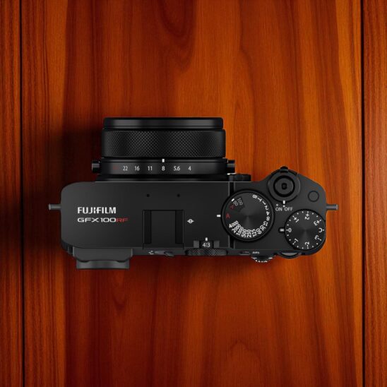 Fujifilm GFX 100RF vue de haut
