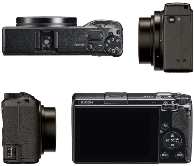 vues du Ricoh GR III