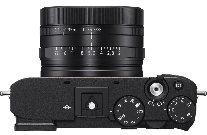 Sony RX1R III vue dessus