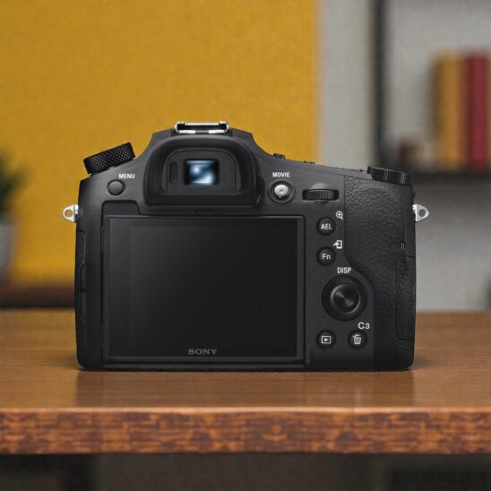 Sony RX10 IV écran LCD arrière, affichage clair. Idéal pour la photographie et la vidéo de haute qualité.