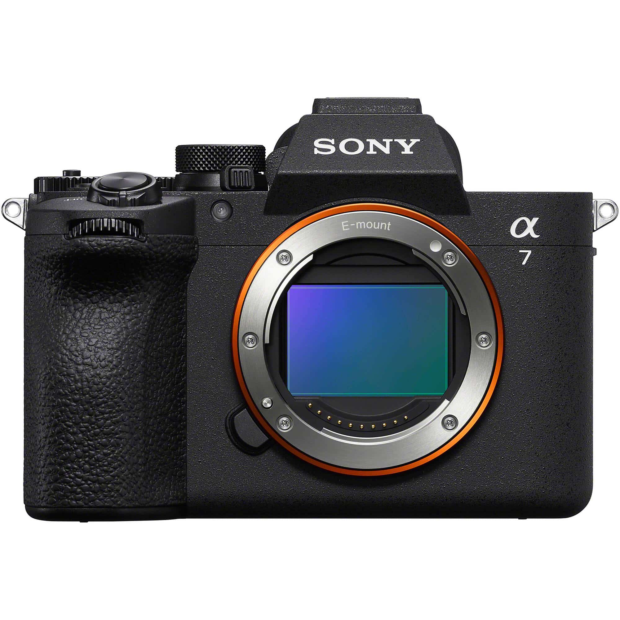 Sony A7V : appareil photo numérique hybride, boîtier noir avec monture E-mount. Choix idéal pour 2026.
