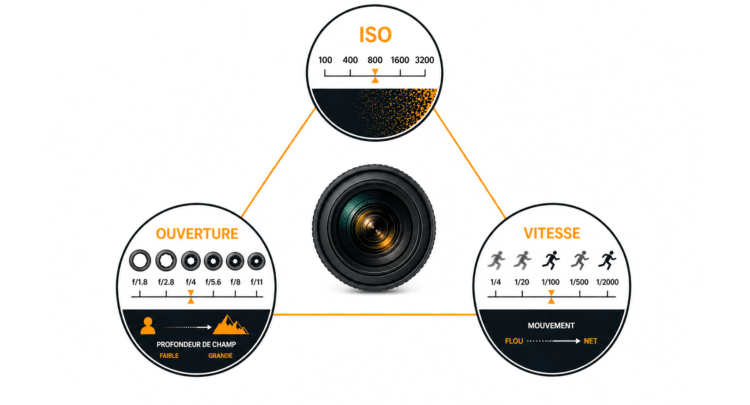 réglages appareil photo