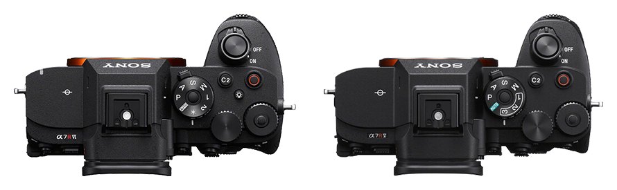 Sony A7R VI et Sony A7R V côte à côte (comparaison de taille)